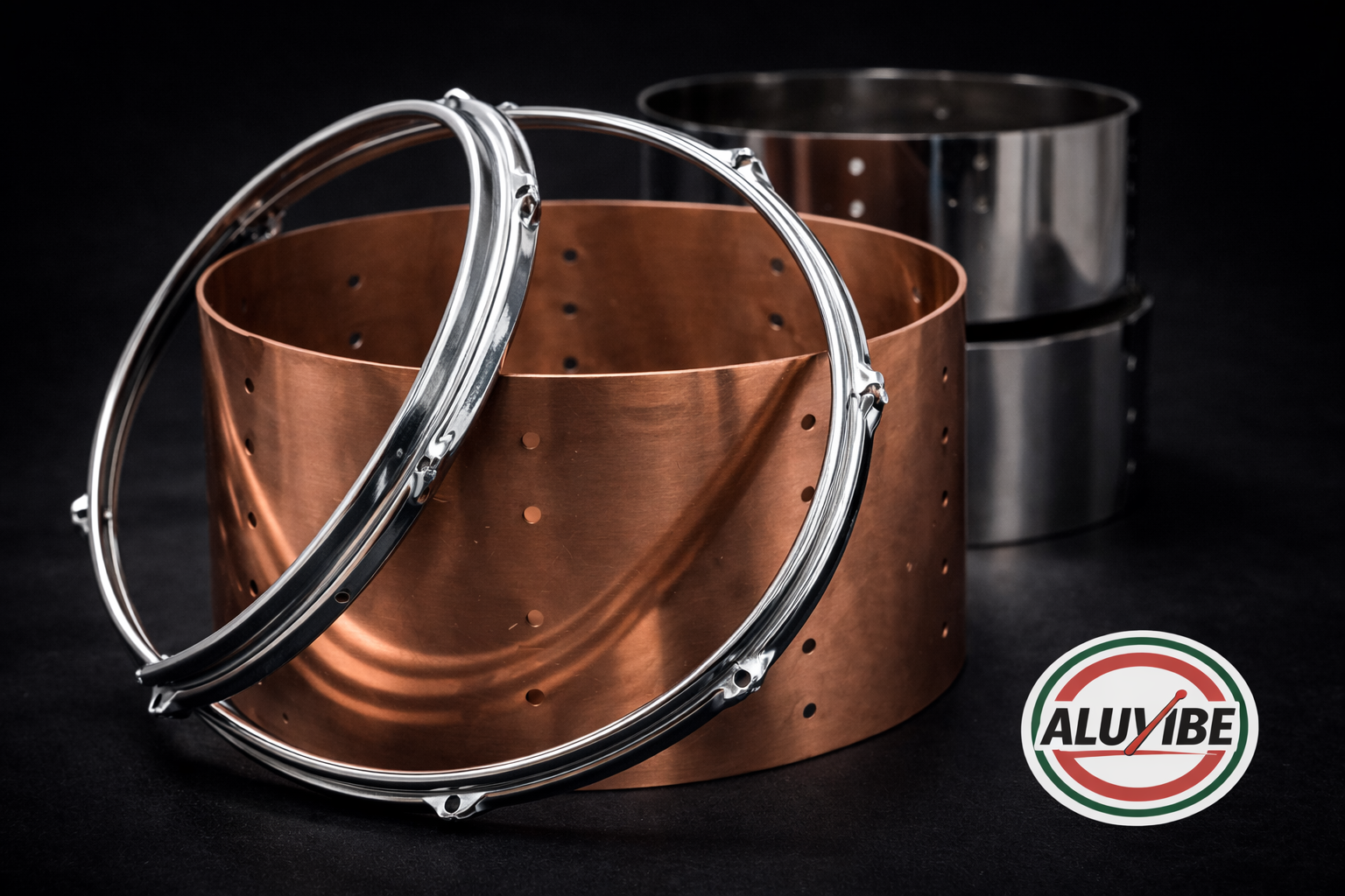 Drum hoops in acciaio al boro AluVibe